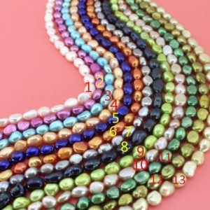 Shop Pearl Chip & Nugget Beads! 6-7mm Freshwater Cultured pearl beads,Nugget  pearl beads,Baroque pearl beads,Loose pearls ,Wedding pearls,Pearl necklace,Full strand-LM002 | Natural genuine chip Pearl beads for beading and jewelry making.  #jewelry #beads #beadedjewelry #diyjewelry #jewelrymaking #beadstore #beading #affiliate #ad