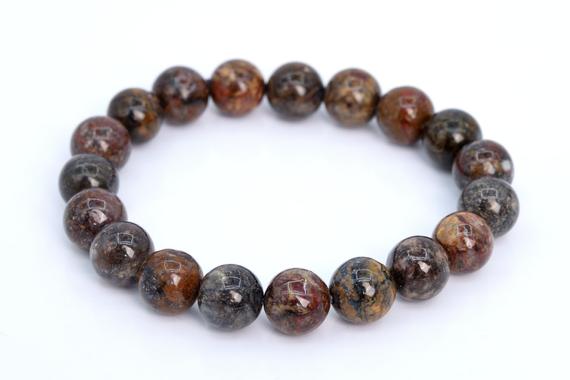 19 Pcs - 10mm Pietersite Beads Grade Aaa Genuine Natural Round Gemstone Loose Beads (105720)