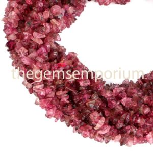Shop Pink Tourmaline Chip & Nugget Beads! 2×3-4x7mm Tourmaline Beads, Pink Tourmaline uncut Beads, Tourmaline Beads, Tourmaline uncut Beads, Pink Tourmaline Beads, Tourmaline Beads | Natural genuine chip Pink Tourmaline beads for beading and jewelry making.  #jewelry #beads #beadedjewelry #diyjewelry #jewelrymaking #beadstore #beading #affiliate #ad