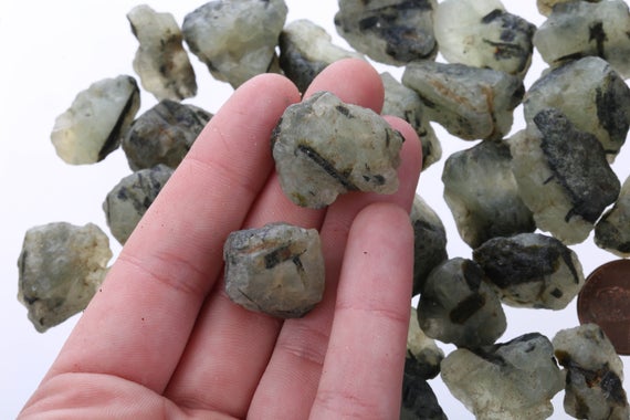 Raw Prehnite Pieces, Rough Natural Prehnite, Bulk Prehnite Crystal, Raw Gemstones, Lprehnite001