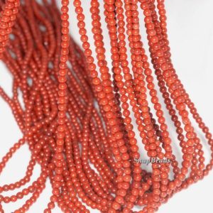 Shop Red Jasper Beads! 2mm Brick Red Jasper Gemstone Round 2mm Loose Beads 16 inch Full Strand (90107826-107) | Natural genuine beads Red Jasper beads for beading and jewelry making.  #jewelry #beads #beadedjewelry #diyjewelry #jewelrymaking #beadstore #beading #affiliate #ad