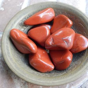 Shop Tumbled Red Jasper Crystals & Pocket Stones! Red Jasper Tumbled Stone | Natural genuine stones & crystals in various shapes & sizes. Buy raw cut, tumbled, or polished gemstones for making jewelry or crystal healing energy vibration raising reiki stones. #crystals #gemstones #crystalhealing #crystalsandgemstones #energyhealing #affiliate #ad