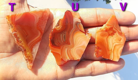 Red Onyx Slices Rough Gemstone,red Onyx Rough,onyx Raw Material,onyx Specimen,red Onyx Gemstone,banded Onyx Slice,onyx Rough,red Onyx Slabs