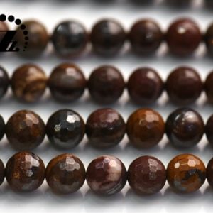 Shop Tiger Iron Beads! Red Tiger iron,faceted(128 faces) round beads,natural,gemstone,jewelry making, 6mm 8mm for choice, 15" full strand | Natural genuine round Tiger Iron beads for beading and jewelry making.  #jewelry #beads #beadedjewelry #diyjewelry #jewelrymaking #beadstore #beading #affiliate #ad