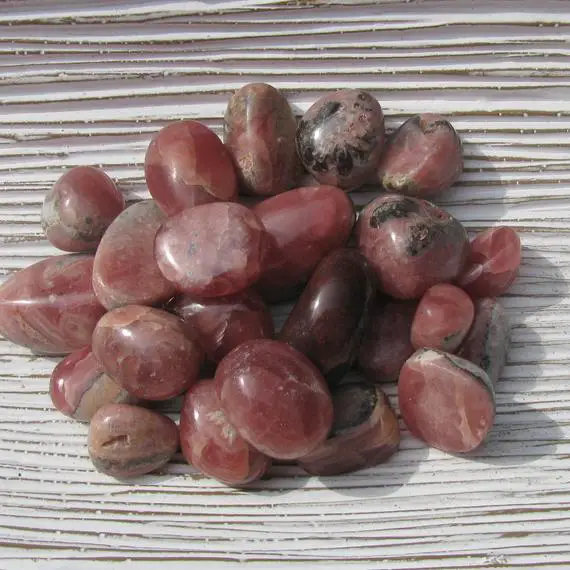 Rhodochrosite - Rhodochrosite Stone - Rhodochrosite Tumble - Pink Rhodochrosite - Tumbled Stones -balance Stone -love Stone -spiritual Stone