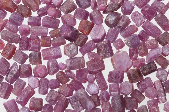 Small Raw Ruby Pieces, Rough Ruby, Genuine Uncut Ruby Crystal, July Birthstone, Healing Crystal, Bulk Raw Gemstone, Ruby003