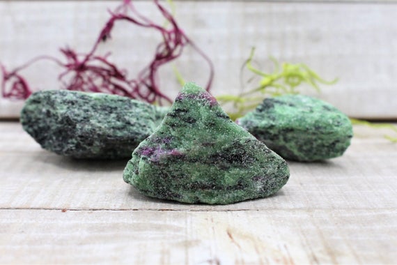 Raw Ruby Zoisite Rough Stone