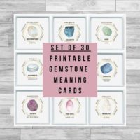 Printable Crystal Cards, Pages, &amp; Posters | Beadage