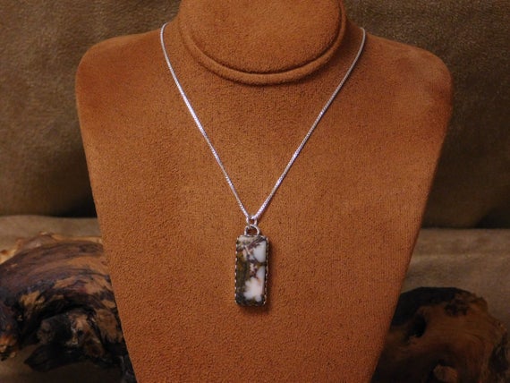 Sterling Silver And Wild Horse Magnesite Necklace