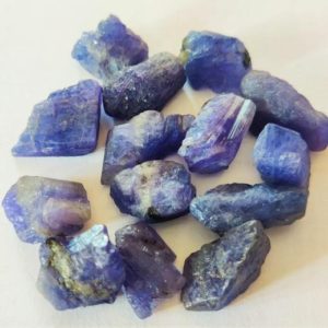 Shop Tanzanite Stones & Crystals! AAA Quality 25 PC LOT Tanzanite crystal Raw Stone, Tanzanite Crystal, Natural Tanzanite Gemstone, Healing Crystal Raw,8×10, 10×12, Mm Size | Natural genuine stones & crystals in various shapes & sizes. Buy raw cut, tumbled, or polished gemstones for making jewelry or crystal healing energy vibration raising reiki stones. #crystals #gemstones #crystalhealing #crystalsandgemstones #energyhealing #affiliate #ad