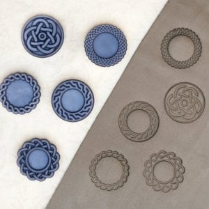 Shop Polymer Clay Cutters & Jewelry Making Tools! Texturio stamps for pottery, Pottery stamps, Polymer clay tools, Soap stamp, Pottery tools, Clay texture, Viking, Anglo Saxon, Celtic circle | Shop jewelry making and beading supplies, tools & findings for DIY jewelry making and crafts. #jewelrymaking #diyjewelry #jewelrycrafts #jewelrysupplies #beading #affiliate #ad