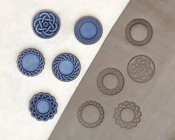 Texturio Stamps For Pottery, Pottery Stamps, Polymer Clay Tools, Soap Stamp, Pottery Tools, Clay Texture, Viking, Anglo Saxon, Celtic Circle