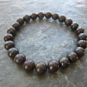 Shop Tiger Iron Jewelry! The iron tiger eye bracelet! Stretch bracelet, natural stones, 8 mm, genuine, iron tiger eye 8mm, Reiki infused | Natural genuine Tiger Iron jewelry. Buy crystal jewelry, handmade handcrafted artisan jewelry for women.  Unique handmade gift ideas. #jewelry #beadedjewelry #beadedjewelry #gift #shopping #handmadejewelry #fashion #style #product #jewelry #affiliate #ad