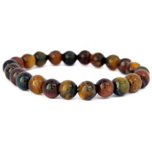 Shop Tiger Eye Bracelets! Tiger Eye Mix Beaded Bracelet – 8mm Beads – String Bracelet for Balancing Chakra – Yoga and Meditation Jewelry | Natural genuine Tiger Eye bracelets. Buy crystal jewelry, handmade handcrafted artisan jewelry for women.  Unique handmade gift ideas. #jewelry #beadedbracelets #beadedjewelry #gift #shopping #handmadejewelry #fashion #style #product #bracelets #affiliate #ad