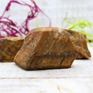 Shop Tiger Eye Stones & Crystals! Small Raw Tigers Eye Rough Stone | Natural genuine stones & crystals in various shapes & sizes. Buy raw cut, tumbled, or polished gemstones for making jewelry or crystal healing energy vibration raising reiki stones. #crystals #gemstones #crystalhealing #crystalsandgemstones #energyhealing #affiliate #ad