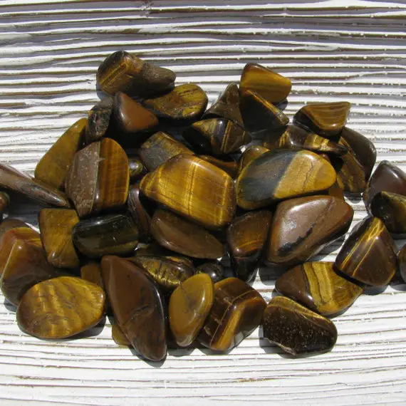 Tiger Eye - Golden Tiger Eye - Tumbled Stone - Golden Tigers Eye - Tiger's Eye Crystal - Protection Stone - Grounding Stone - Anxiety Stone