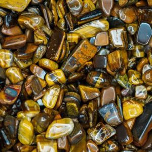 Shop Tiger Eye Stones & Crystals! Tigers Eye Tumbled Crystal Chips, Choose Amount | Natural genuine stones & crystals in various shapes & sizes. Buy raw cut, tumbled, or polished gemstones for making jewelry or crystal healing energy vibration raising reiki stones. #crystals #gemstones #crystalhealing #crystalsandgemstones #energyhealing #affiliate #ad