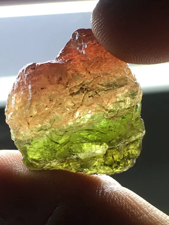 Very Rare Beautiful Tri Color Tourmaline Raw Piece Ideal For Collection Mueseum Size Watermelon Tourmaline Pictures In Torch Light Tourmali