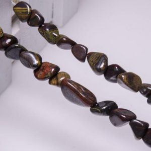 Shop Tiger Iron Beads! Wholesale Iron Tiger's Eye Natural Gemstone Polished Stone Beads for DIY Jewelry Making/Pendant/Necklace/Bracelet/Luck Gift | Natural genuine other-shape Tiger Iron beads for beading and jewelry making.  #jewelry #beads #beadedjewelry #diyjewelry #jewelrymaking #beadstore #beading #affiliate #ad