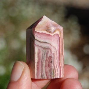 Shop Rhodochrosite Points & Wands! 1.75in 52g Rhodochrosite Crystal Tower, Genuine Rhodochrosite Gemstone, Argentina | Natural genuine stones & crystals in various shapes & sizes. Buy raw cut, tumbled, or polished gemstones for making jewelry or crystal healing energy vibration raising reiki stones. #crystals #gemstones #crystalhealing #crystalsandgemstones #energyhealing #affiliate #ad