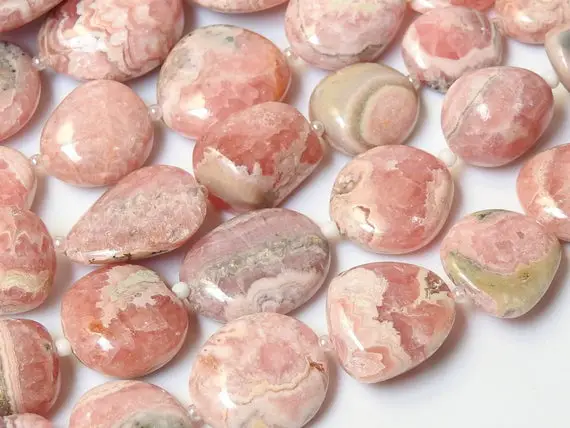 Rhodochrosite Smooth Tumble Nugget/12inches Strand 16x14to10x7mm Approx/wholesaler/supplies/new Arrival/100%natural/tu6