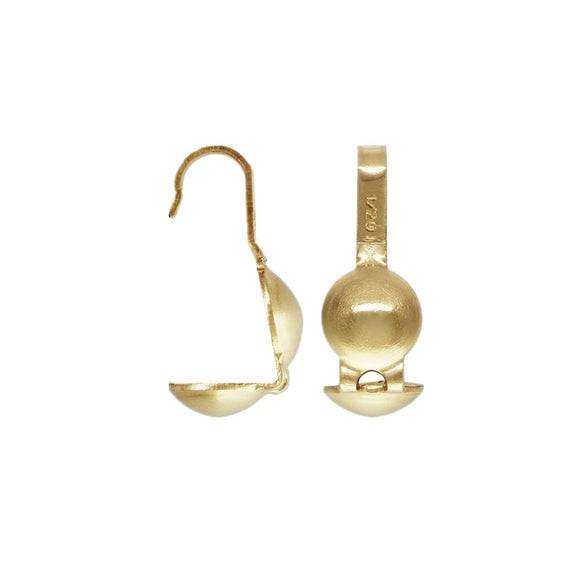 5pcs 14k Gold Filled Clamshell Bead Tips 0.56mm Hole, Gold Filled End Tip Cover, Bead Tip Clamshell, Fold Over Crimp Bead, Tip Cover Ends 5pcs 14k Gold Filled Clamshell Bead Tips 0.56mm Hole, Gold Filled End Tip Cover, Bead Tip Clamshell, Fold Over Crimp Bead, Tip Cover Ends