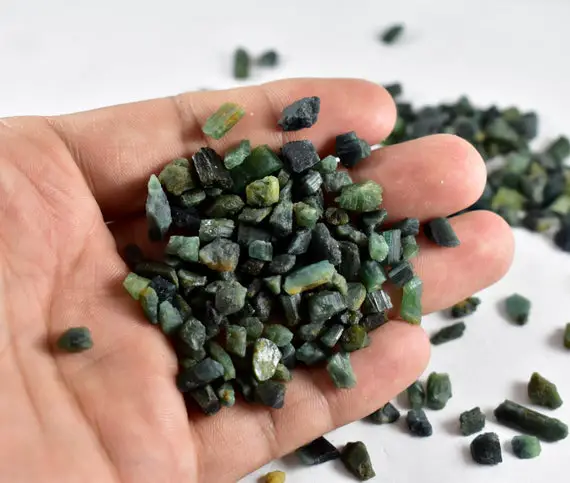 80gm Natural Green Tourmaline Raw Rough Watermelon Tourmaline For Beads Crystal Healing Mineral Gemstone For Jewelry Wholesale Price V1320