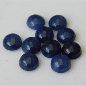 Shop Sapphire Stones & Crystals! AAA Natural Blue Madagascar Sapphire cabochon gemstone round shape. size 3×3 to12x12mm precious sapphire jewelry making stone loose gemstone | Natural genuine stones & crystals in various shapes & sizes. Buy raw cut, tumbled, or polished gemstones for making jewelry or crystal healing energy vibration raising reiki stones. #crystals #gemstones #crystalhealing #crystalsandgemstones #energyhealing #affiliate #ad