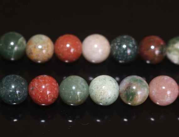 Natural India Agate Smooth Round Beads,4mm 6mm 8mm 10mm 12mm India Agate Beads Wholesale Supply,one Strand 15",agate Beads