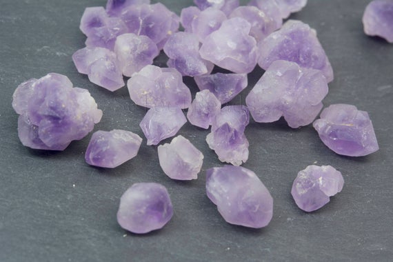 Light Purple Amethyst Gemstone Loose Points - No Hole Gemstone Beads - Loose Natural Amethyst Beads - Loose Gems -10 Pcs
