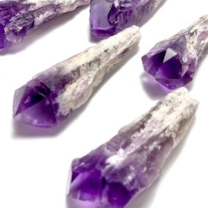 Shop Amethyst Stones & Crystals! Amethyst Points Elestial – Medium | Natural genuine stones & crystals in various shapes & sizes. Buy raw cut, tumbled, or polished gemstones for making jewelry or crystal healing energy vibration raising reiki stones. #crystals #gemstones #crystalhealing #crystalsandgemstones #energyhealing #affiliate #ad