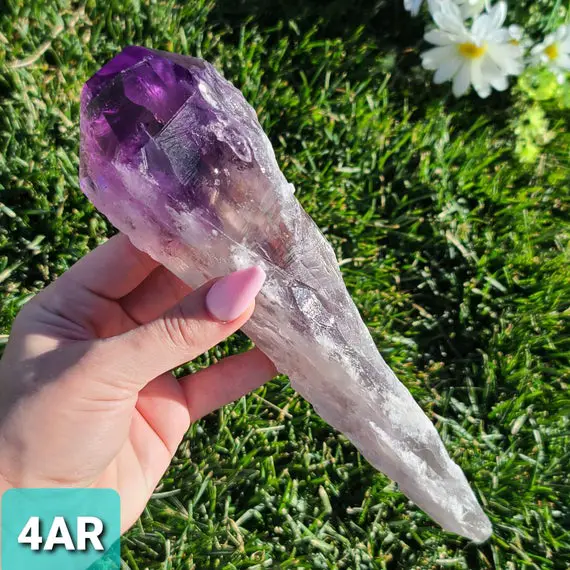 Amethyst Root, Choose Your Extra Large Raw Crystal Wand From Brazil, Perfect For Decor Or Crystal Grids