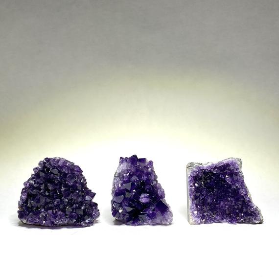 Amethyst Cluster With Cut Base - Aaa Extra Quality