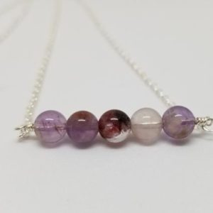 Shop Ametrine Necklaces! Ametrine bar necklace, Dainty Ametrine necklace, Sterling silver Ametrine, Gift for her, Bridal, Wedding | Natural genuine Ametrine necklaces. Buy handcrafted artisan wedding jewelry.  Unique handmade bridal jewelry gift ideas. #jewelry #beadednecklaces #gift #crystaljewelry #shopping #handmadejewelry #wedding #bridal #necklaces #affiliate #ad