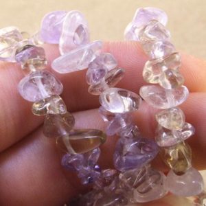 Shop Ametrine Chip & Nugget Beads! Loose strand Nugget Chip Ametrine Amethyst Crystal Quartz Gemstone Beads- 6mmx 8mm  110Pieces —– gemstone beads— 15.5" in length | Natural genuine chip Ametrine beads for beading and jewelry making.  #jewelry #beads #beadedjewelry #diyjewelry #jewelrymaking #beadstore #beading #affiliate #ad