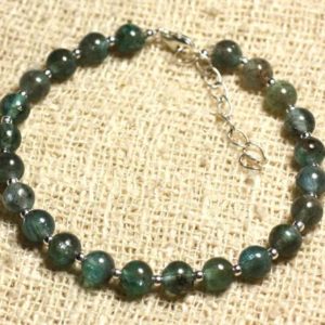 Shop Apatite Bracelets! Bracelet 925 sterling silver and gemstone – Apatite 5-6mm | Natural genuine Apatite bracelets. Buy crystal jewelry, handmade handcrafted artisan jewelry for women.  Unique handmade gift ideas. #jewelry #beadedbracelets #beadedjewelry #gift #shopping #handmadejewelry #fashion #style #product #bracelets #affiliate #ad