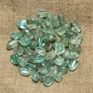 Shop Apatite Chip & Nugget Beads! 5pc – Perles Pierre – Apatite Olives Ovales Nuggets 4-10mm bleu vert turquoise – 7427039736220 | Natural genuine chip Apatite beads for beading and jewelry making.  #jewelry #beads #beadedjewelry #diyjewelry #jewelrymaking #beadstore #beading #affiliate #ad