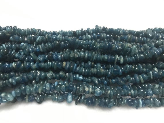 Natural Apatite 5-8mm Chips Genuine Blue White Loose Nugget Beads 34 Inch Jewelry Supply Bracelet Necklace Material Support