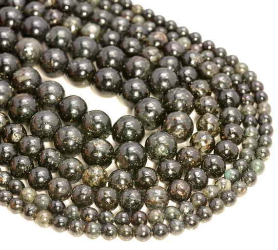6mm Golden Astrophyllite Gemstone Grade Aaa Round Loose Beads 15.5 Inch Full Strand (80007278-a251)