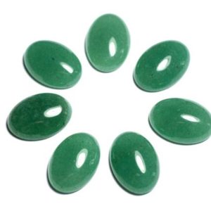 1pc – Cabochon gemstone – Aventurine green oval 18x13mm – 8741140005471 | Natural genuine stones & crystals in various shapes & sizes. Buy raw cut, tumbled, or polished gemstones for making jewelry or crystal healing energy vibration raising reiki stones. #crystals #gemstones #crystalhealing #crystalsandgemstones #energyhealing #affiliate #ad