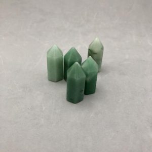 Shop Aventurine Points & Wands! Mini Green Aventurine Point | Natural genuine stones & crystals in various shapes & sizes. Buy raw cut, tumbled, or polished gemstones for making jewelry or crystal healing energy vibration raising reiki stones. #crystals #gemstones #crystalhealing #crystalsandgemstones #energyhealing #affiliate #ad