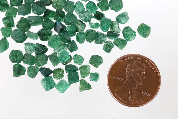 Tiny Raw Green Aventurine Pieces, Rough Green Aventurine, Genuine Green Aventurine Crystal, Bulk Raw Gemstone, Ssgrnaventurine002