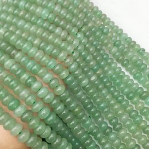 Shop Aventurine Rondelle Beads! Green Aventurine Rondelle Beads, Rondelle Stone Beads, Gemstone Beads | Natural genuine rondelle Aventurine beads for beading and jewelry making.  #jewelry #beads #beadedjewelry #diyjewelry #jewelrymaking #beadstore #beading #affiliate #ad