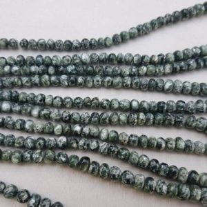 Shop Seraphinite Beads! Bead Natural SERAPHINITE GREEN plain rondelle ( bati) 5 to 9mm graduated 16"  each | Natural genuine rondelle Seraphinite beads for beading and jewelry making.  #jewelry #beads #beadedjewelry #diyjewelry #jewelrymaking #beadstore #beading #affiliate #ad