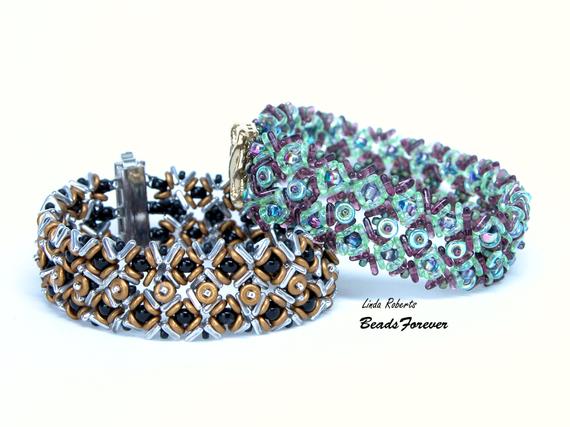 Beading Tutorial - Garden Path Bracelet - Right Angle Weave
