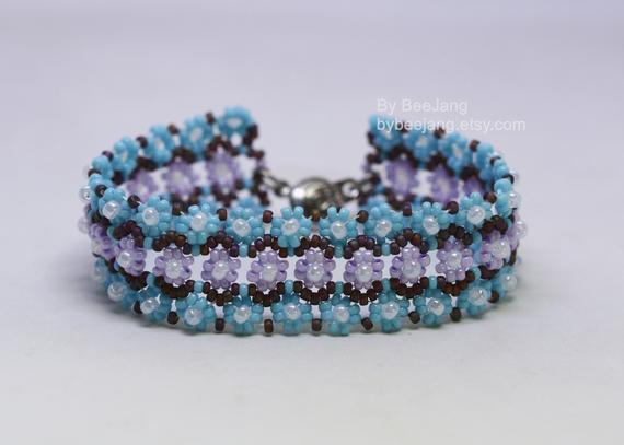 Beading Tutorials, Astera Bracelets, Digital Download, Pdf