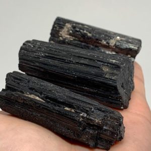 Raw Brazilian Black Tourmaline Crystal | Natural genuine stones & crystals in various shapes & sizes. Buy raw cut, tumbled, or polished gemstones for making jewelry or crystal healing energy vibration raising reiki stones. #crystals #gemstones #crystalhealing #crystalsandgemstones #energyhealing #affiliate #ad