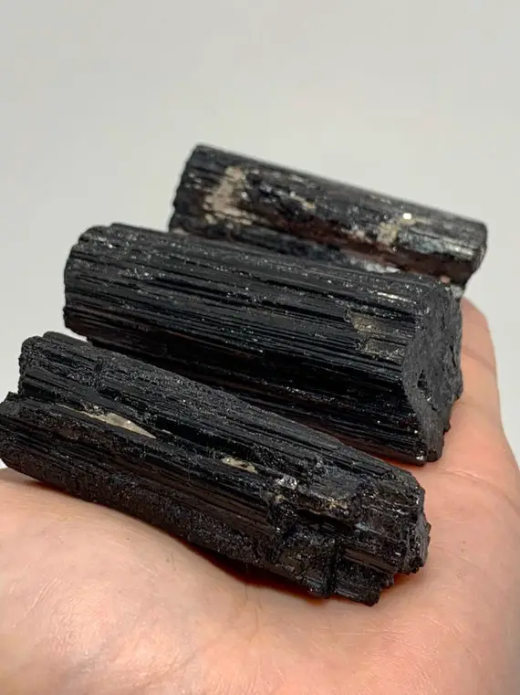 Black Tourmaline Logs