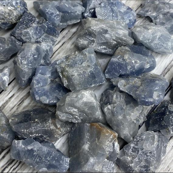 Raw Blue Calcite Crystals