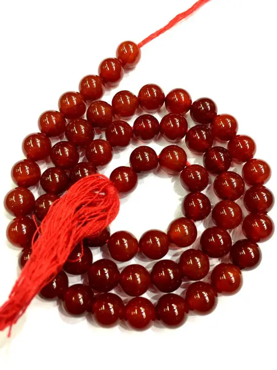Aaa Quality~~natural Carnelian Smooth Round Beads 6.5 Mm Carnelian Round Ball Beads Carnelian Gemstone Beads 1mm Hole Beads Jewelry Making